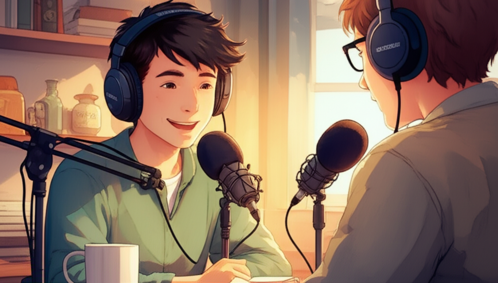 Harry Stebbings podcasting